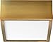 Oxygen 3-610-40 Pyxis Flush Mount, 1-Light LED 8.4 Watts, Aged Brass