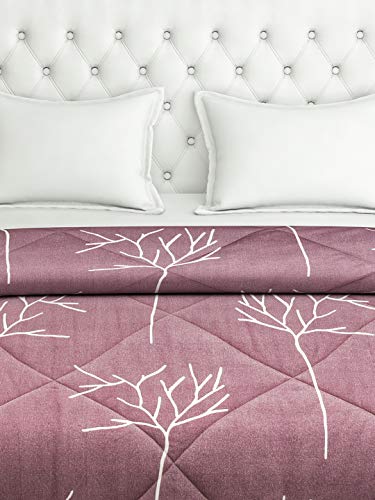 Image of Swayam Double Size AC Comforter | 254 cm X 228 cm | Peach Shade, 150 GSM | Comes with Health Layer : Prevents oozing Out of Fibre