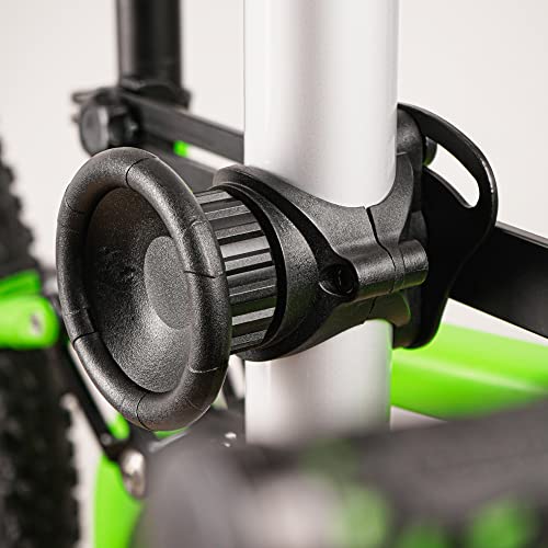 Bikehand Indoor 2 Bike Bicycle Vertical Gravity Hanger Floor Parking Rack Storage Stand For Garages Or Apartments Hook For Bicycles - Hanging Your Road, Mountain Or Hybrid Bikes #TOP7