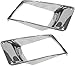 LAFORMO 2 X Headlight Bezel Chrome Compatible With 1987-2003 International 9400 8200 8300 4700 4800 4900 ; Replacement For 1661763C1,1661764C1(Left + Right)