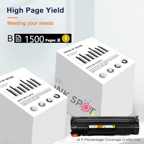 Image of INKSPOT 337 Laser Toner Cartridge with Premuim Ink Quality, high Image Density, Excellent Clarity (TN-337A 1PIC)