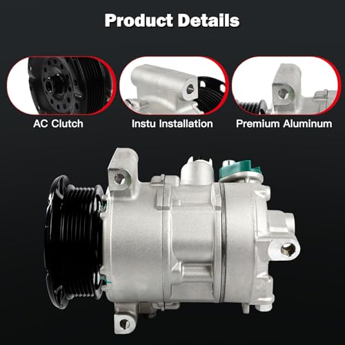 Image of cciyu Air Conditioning Compressor for Jeep Compass Patriot 2.0L 2.4L
