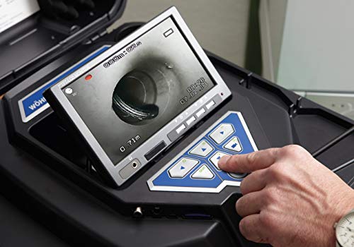 Wohler 8931 Vis350 Plus Visual Inspection Camera System With 180° Pan/360° Tilt ,1 1/2" Detachable Camera Head With Transmitter, 1" Camera Head With Transmitter, Sd Card And Mini Usb Cable, And L200 Locator #TOP4