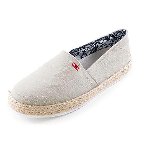 Alpargatas hombre Toocool mocasines de lona ligeros para evitar el calor con fondo cuerda