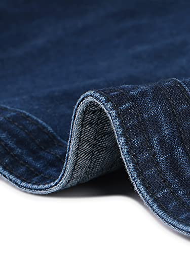 Image of Allegra K Women's Denim Jacket Cap Sleeve Cropped Open Front Shrugs Casual Summer Jean Jackets