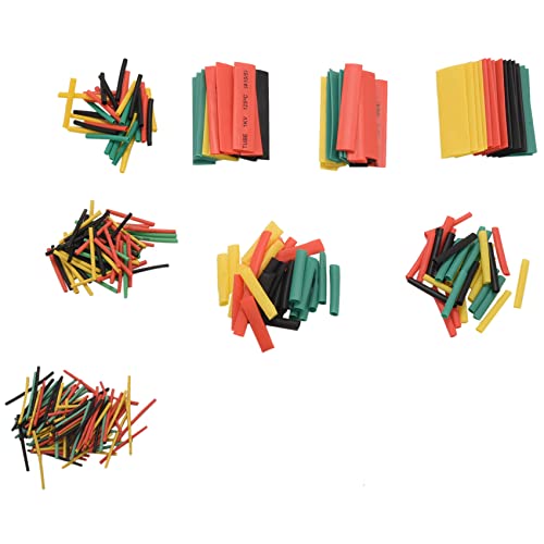 LOLPALONE 328Pcs Cable Heat Shrink Tubing Sleeve Wire Wrap Tube 2: 1 Kit de Surtido