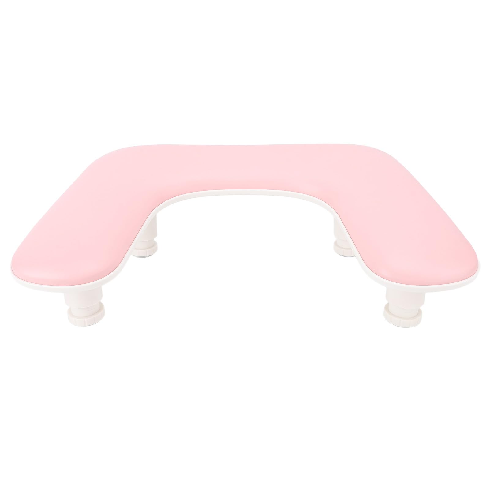 Support de manucure en forme de U YUYTE avec coussinet silicone rose - 8