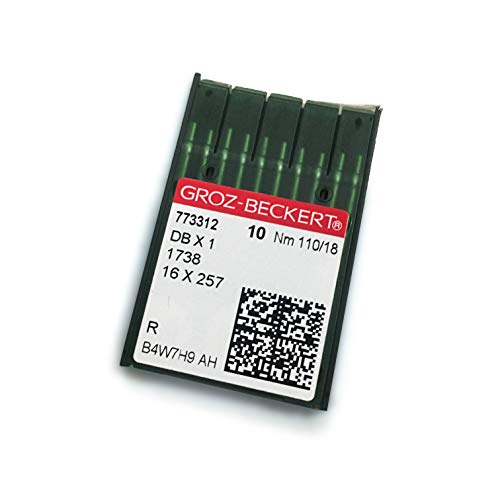 16x257 Industrial Sewing Machine Needles Groz-Beckert Size 18 10 Pack