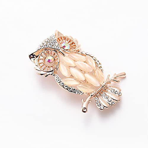 Mishang Broche de animales para mujer, con diamantes de imitación, brotes de araña, libélula broches, joyería para bodas, fiestas, regalo Cover