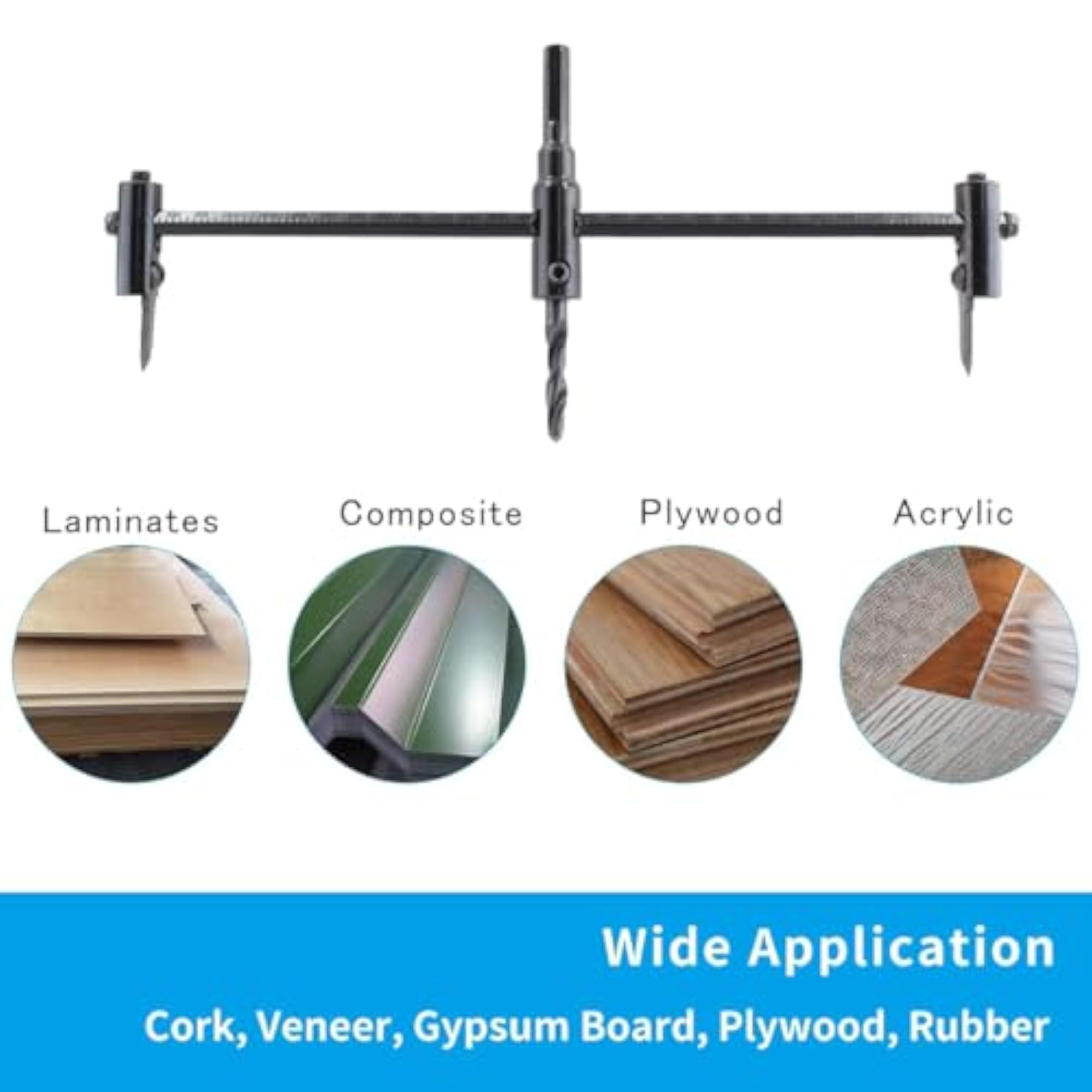 Adjustable Circle Hole Cutter Drill Bit Saw