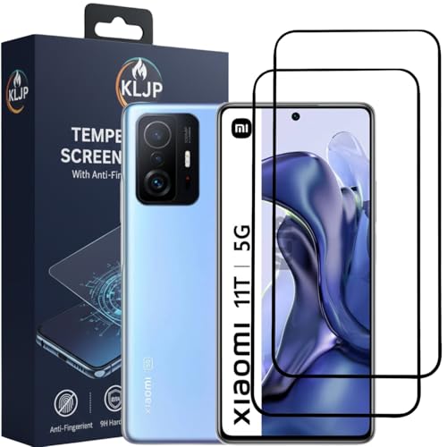 Image of Military-Grade Gorilla Tempered Glass For Xiaomi 11T Pro /Xiaomi 11T / Xiaomi 11i / Xiaomi 11i Hypercharge With Installation Kit | Edge to Edge Coverage | Black (Pack Of 2)
