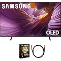 Samsung QN77S85FAEXZA 77 inch OLED HDR 4K S85F Smart TV 2025 (Renewed) Bundle with Deco Gear 6FT HDMI 2.0 Cable and CPS Exclusive 26 Month Protection Pack (BEACH-CPS-26M3500)
