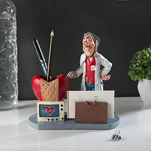 Image of AUGEN Polyresin Funny Doctor Idol Statue Showpiece for Home Decor Decoration and Gifting (1 Piece, 6723-I2)