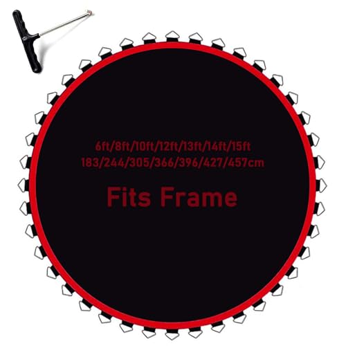 Tapis de saut de remplacement imperméable pour trampoline rond de 1,8 à 4,2m - 2