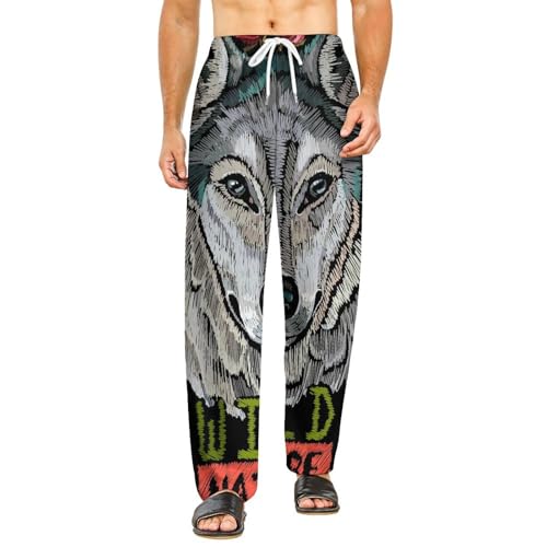 Bas pyjama femme long pantalon détente vêtements de nuit S