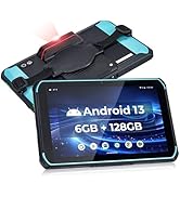 MUNBYN Rugged Tablet with Scanner ILT01Pro, 6GB+128GB Large Memory, Equipped with Honeywell N6703...
