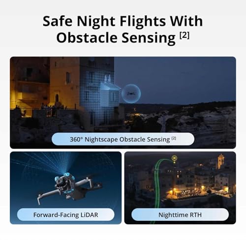 DJI Mini 5 Pro Fly More Combo with DJI RC 2, Drone with Camera, 1-Inch CMOS, 4K Drone for Beginners with Omnidirectional Obstacle Sensing, ActiveTrack 360°, 225° Gimbal Rotation, 3 Batteries - Image 6