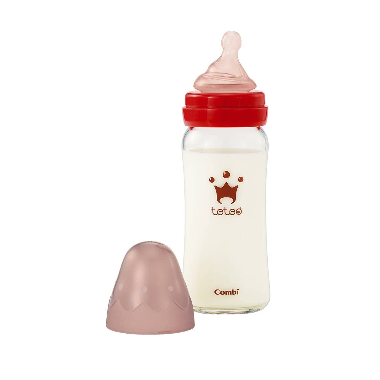 コンビ テテオ 耐熱ガラス哺乳びん 240ml M