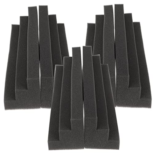 Paneles acústicos absorbentes de sonido de esquina trapezoidales, paquete de 6 piezas miniatura 1