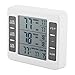 Accessoires de cuisine domestique Thermomètre de réfrigérateur d'alarme audible numérique sans fil avec capteur 2 pièces affichage min/maximum