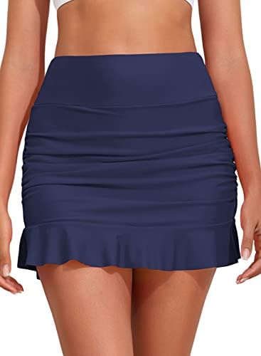 Aleumdr High Wasit Women’s Swim Skirt Tummy Control Bikini Bottom Swim Dress Shorts Bathing Suit Swimsuit Skort with Pocket Aleumdr High Wasit Women’s Swim Skirt Tummy Control Bikini Bottom Swim Dress Shorts Bathing Suit Swimsuit Skort with Pocket