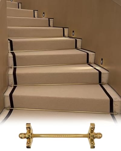 Evite resbalones en escaleras con estas barras para alfombras antideslizantes