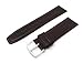Men's Genuine Italian Leather Watchband Brown 19mm Watch Band