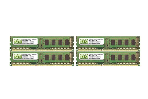 8 GB (4 x 2gb) ddr3 ? 1600 MHz pc3 ? 12800 ECC UDIMM 2rx8 1.5 VAobt@[hfXNgbvPCp