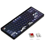 COSTOM L75 Low Profile Mechanical Keyboard, 75% Wireless Keyboard, Bluetooth/2.4Ghz/Wired Tri-Mode 8
