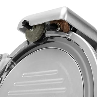 RGV affettatrice Lusso 25 GS Silver, Made in Italy, Lama Ø 250 mm, 140 W, Alluminio, Argento