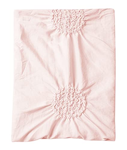 Swift Home Floral Rosette Pintuck Duvet Set #TOP29