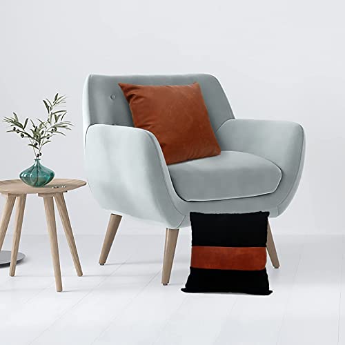 Lydtick 6 Pack Boho Throw Pillow Covers 18 X 18 Inch, Decorative Farmhouse Pillow Covers Faux Leather Modern Geometric Pillowcases For Couch, Bed, Home Décor #TOP2