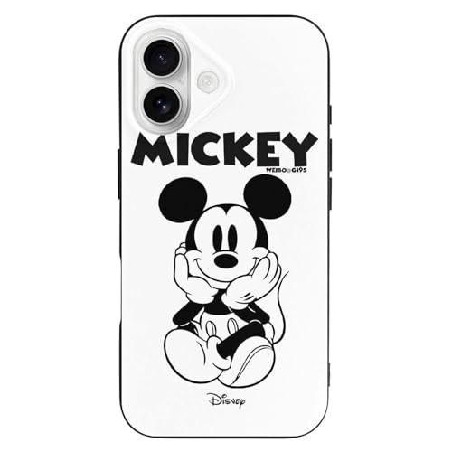 fBYj[ ~bL[}EX IPhone16 Ή P[X ϏՌ y^ ϖh~/QiCX[dΉ X}zP[X ~ wh~