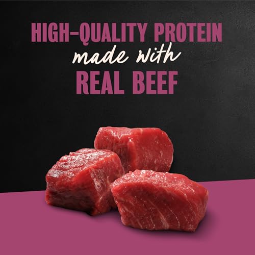 Image of Cesar Wet Dog Food, Steak Lovers Variety Pack, 3.5 oz, 24 Count | Real meat #1 ingredient, easy peel trays, 100% complete & balanced, no fillers, no added sugar, no artificial flavors