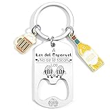 XQXQXZ Llavero para Hinchas del Espanyol Regalo Espanyol A los del Espanyol no se le tocan los … Regalo divertido para los Aficionados de los Llacero de Divertida