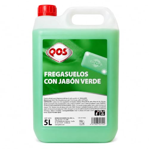 Clim Profesional Fregasuelos Jabón Verde 5L pH Neutro Suelos Delicados
