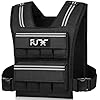 FUFF Adjustable Weighted Vest Men,20/30/40 LB Weight Vest for Strength Trainin, Workout Vest Woman with Removable Iron Weights for Walking, Rucking, Running, Exercise