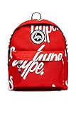 hype Unisex-Rucksack mit rotem Aop-Wappen-Motiv, rot, Einheitsgröße, Casual