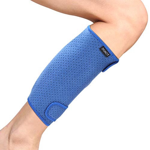 Adjustable Compression Calf Brace Support for Muscle Tear Leg Sleeve Wrap with Adjustable Straps for Calf Shin