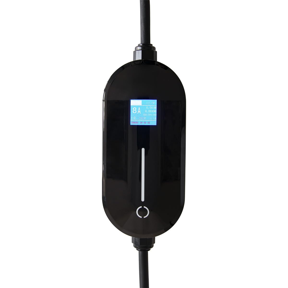 Protec - VE 8A Ladekabel Typ 2 + Controller und Schutzart IP55-5m