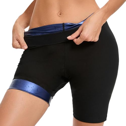 Sauna Sweat Shorts, Pantalon Sudation Amincissante, Pantalon de Sudation Femme, Taille Haute Ventre Plat Maigrir Sudation Sport Pantalon, Legging de Sudation...