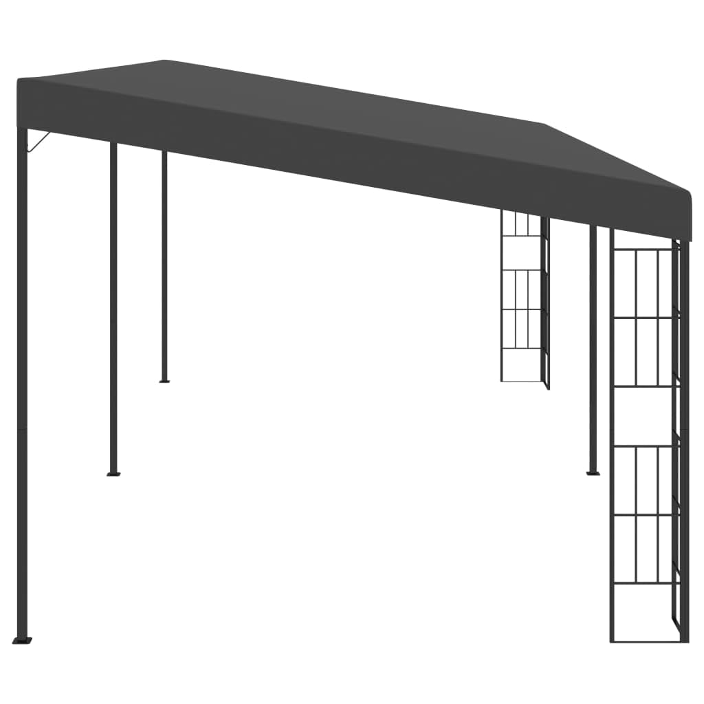 vidaXL Belvédère Mural 3x6 m Anthracite Tissu
