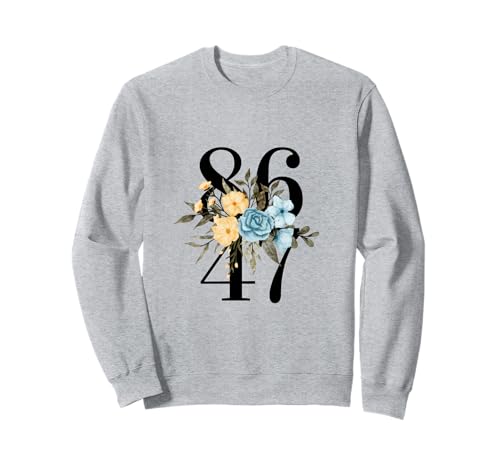 8647 Floral Anti Trump Resist 86 47 Impeach Trump Impeach Sweatshirt