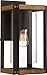 Quoizel MSQ8409RK Marion Square Rustic Outdoor Wall Sconce, 1-Light 150 Watt, Rustic Black