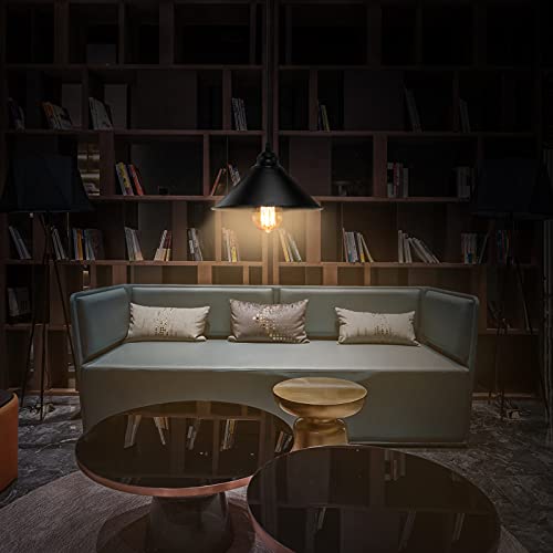 LYOOWNG Plug in Pendant Light, Industrial Hanging Light with Plugin Cord On/Off Switch, Farmhouse Pendant Lights with Plug-in Cord, Vintage PendantLight Fixture, Hanging Lamps by LYOOWNG - Image 3