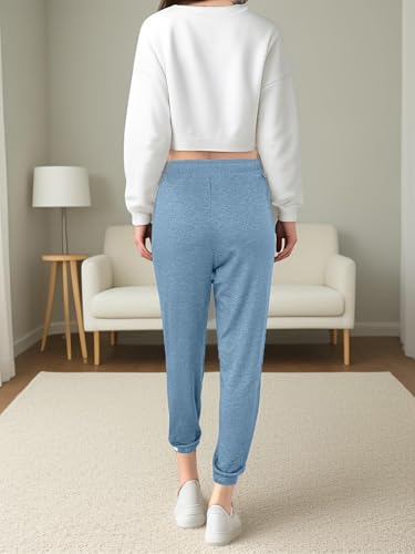 Women Baggy Sweatpants with Pockets Lounge Womens Pajama Pants Female Trouser