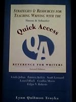 Strategies & resources for teaching writing with the "Simon & Schuster quick access reference for writers", 2/e. [by] Lynn Quitman Troyka 0130955019 Book Cover
