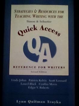 Paperback Strategies & resources for teaching writing with the "Simon & Schuster quick access reference for writers", 2/e. [by] Lynn Quitman Troyka Book