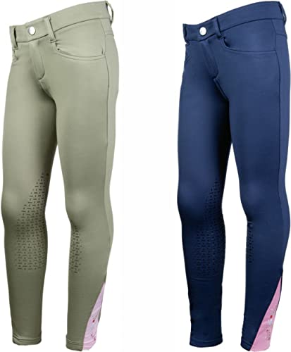 Pantalon mixte enfant HKM Horse Spirit pour jeunes cavaliers