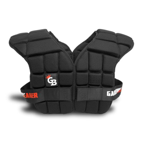 GameBreaker Undershield - Softshell Shoulder Pad Spider Pad Protective Shoulder Pad Practice Pads (Large) Black